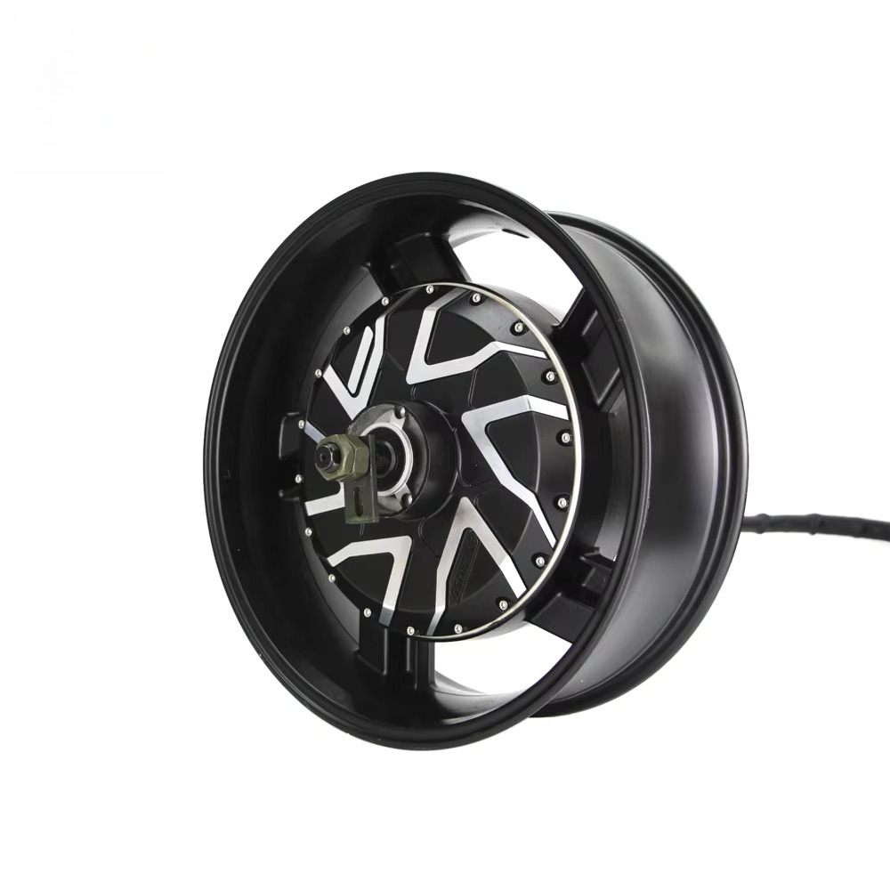 Vente chaude: 17X6.0 pouces 27 - 12000W Electric Motorcycle Hub Motor avis et prix