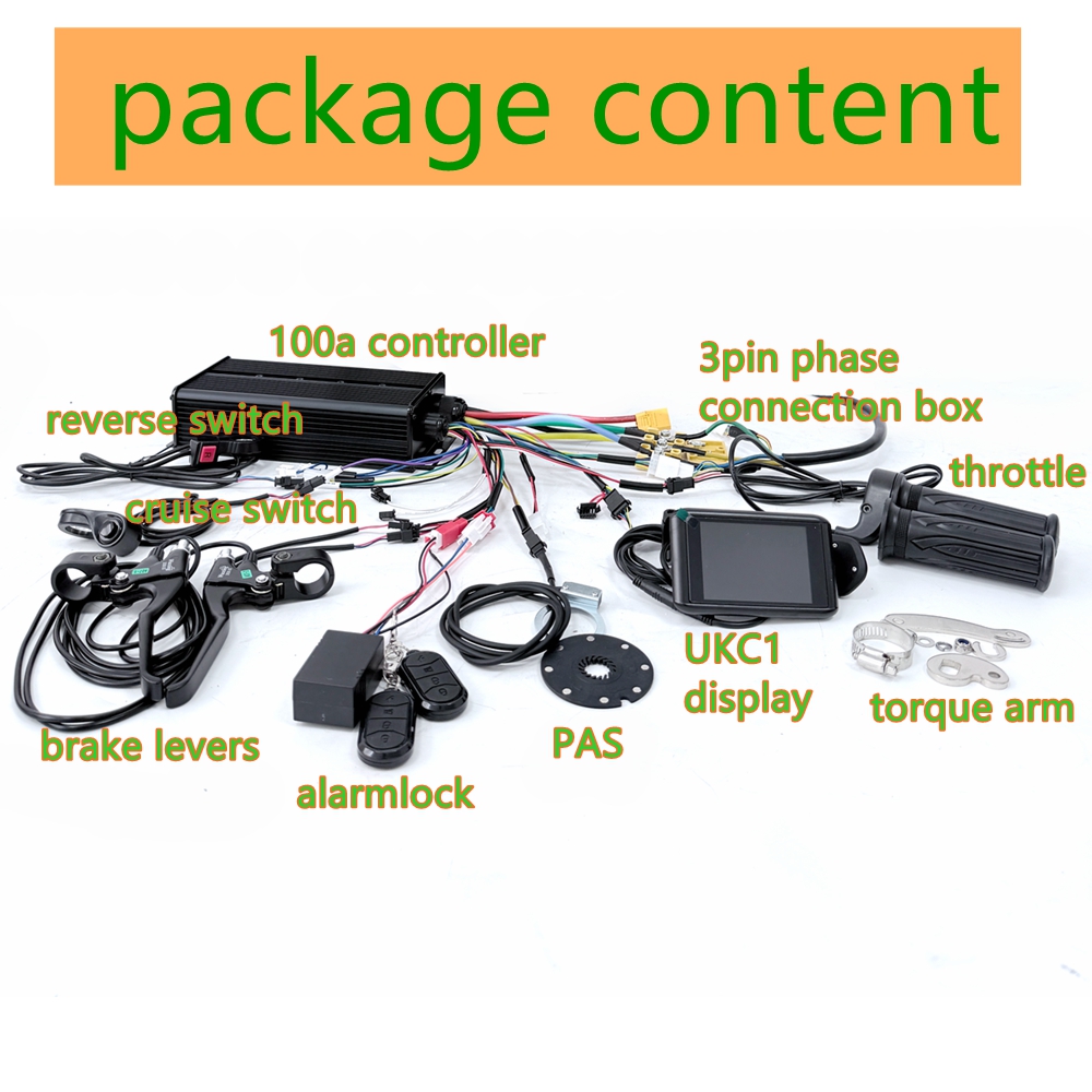 Kit de conversion de vélo élec - 5000W Hub Motor Kit 72V avis et prix