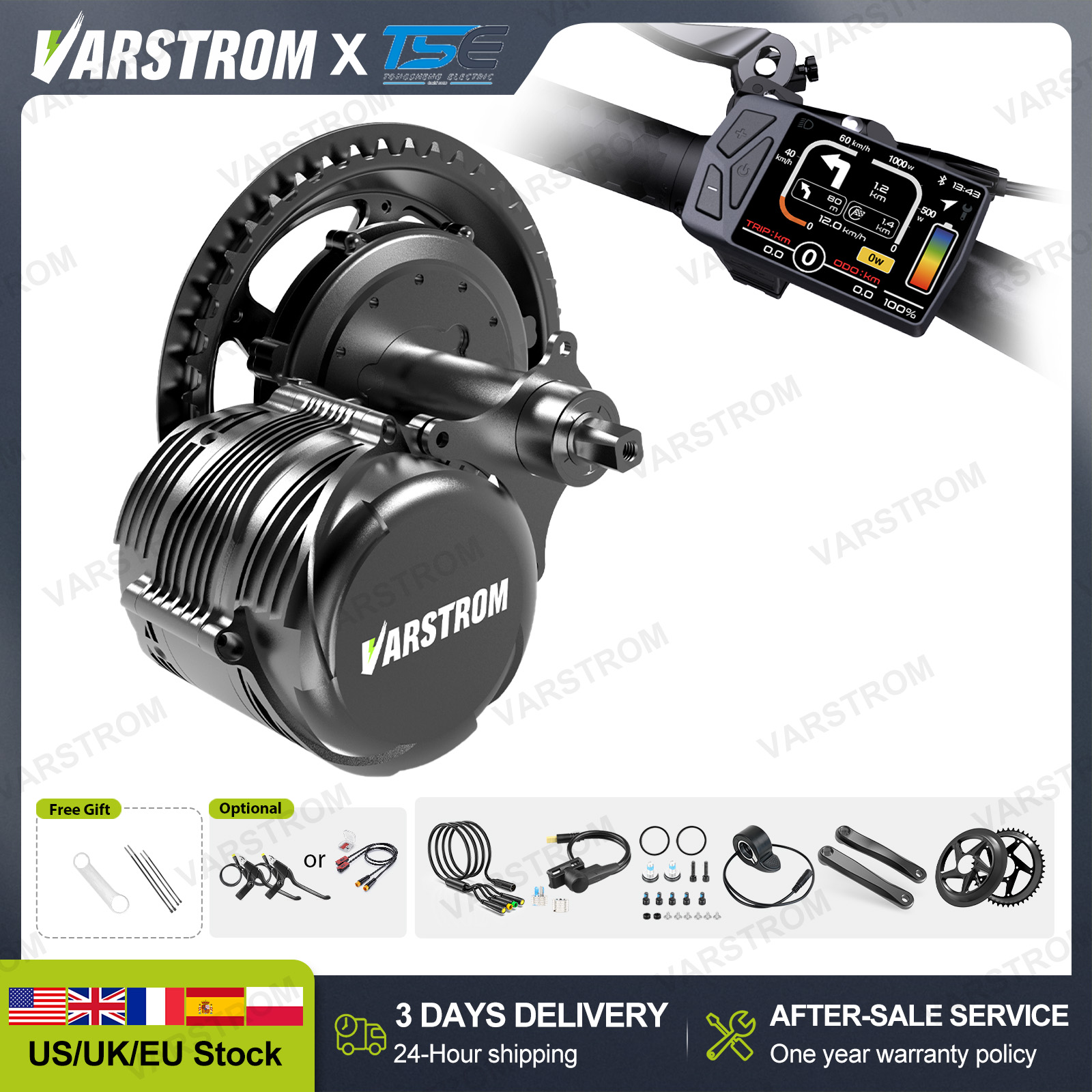 [Livraison rapide en 3 jours a - Mid Drive Conversion Kit 1000W avis et prix